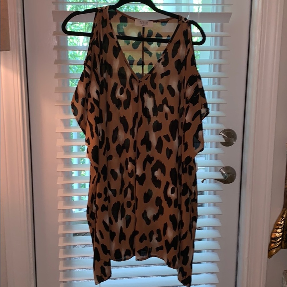 Cheetah dress small (NEVER BEEN WORN)